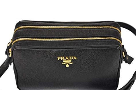 prada black vitello phenix leather|Prada Women's Black Bandoliera Vitello Phenix Leather .